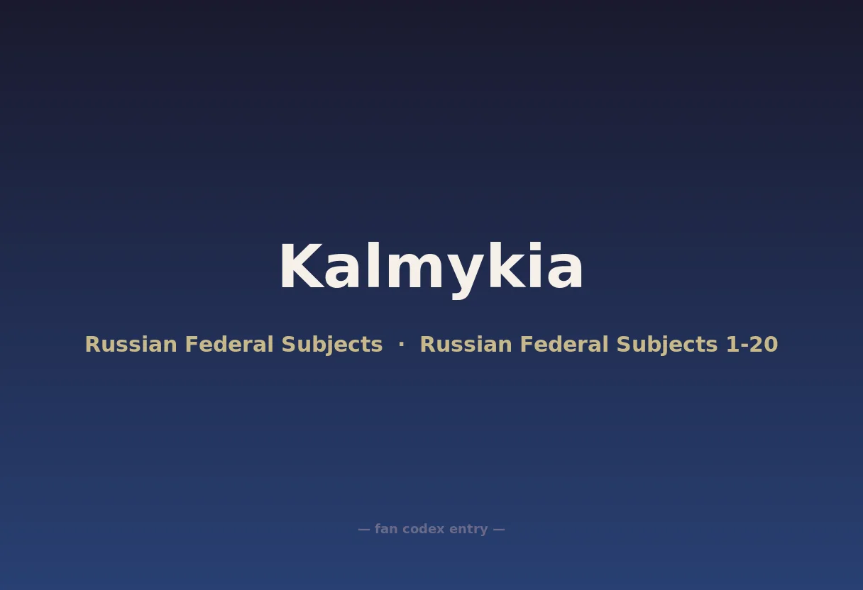 Kalmykia