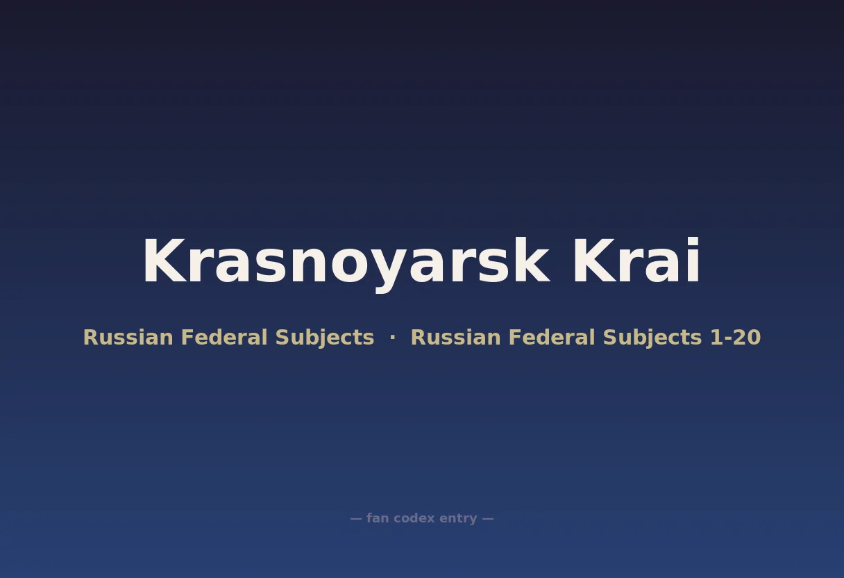 Krasnoyarsk Krai